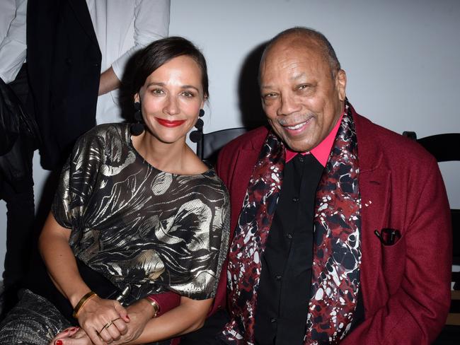 The music icon with daughter Rashida Jones. Picture: Getty Images