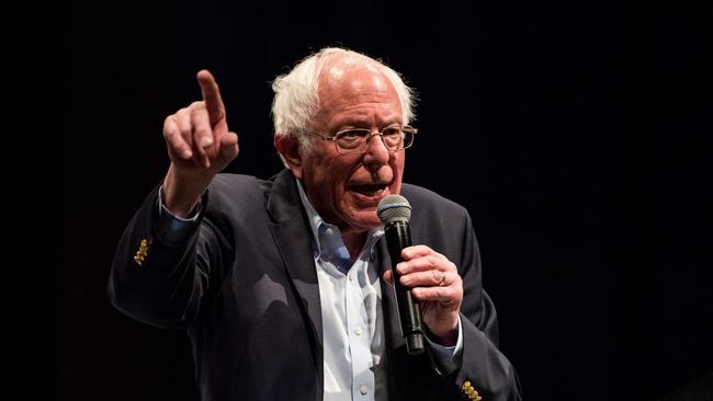 Democratic presidential candidate Senator Bernie Sanders, speaking here during a campaign rally in El Paso, Texas on Saturday, has won the Nevada caucus.