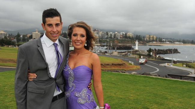 St Patrick’s College, Campbelltown year 12 students celebrating their formal in Wollongong in 2012.