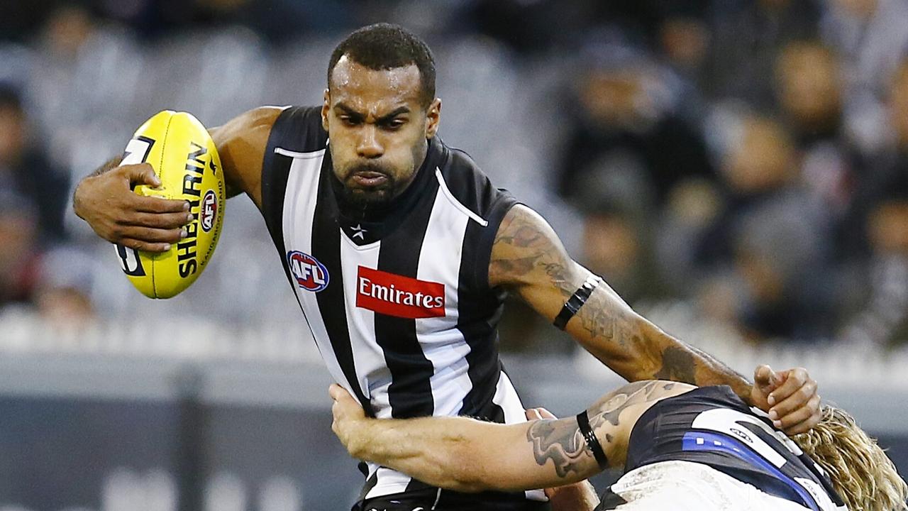 Former Magpie Heritier Lumumba has broken his silence. Picture: Michael Klein