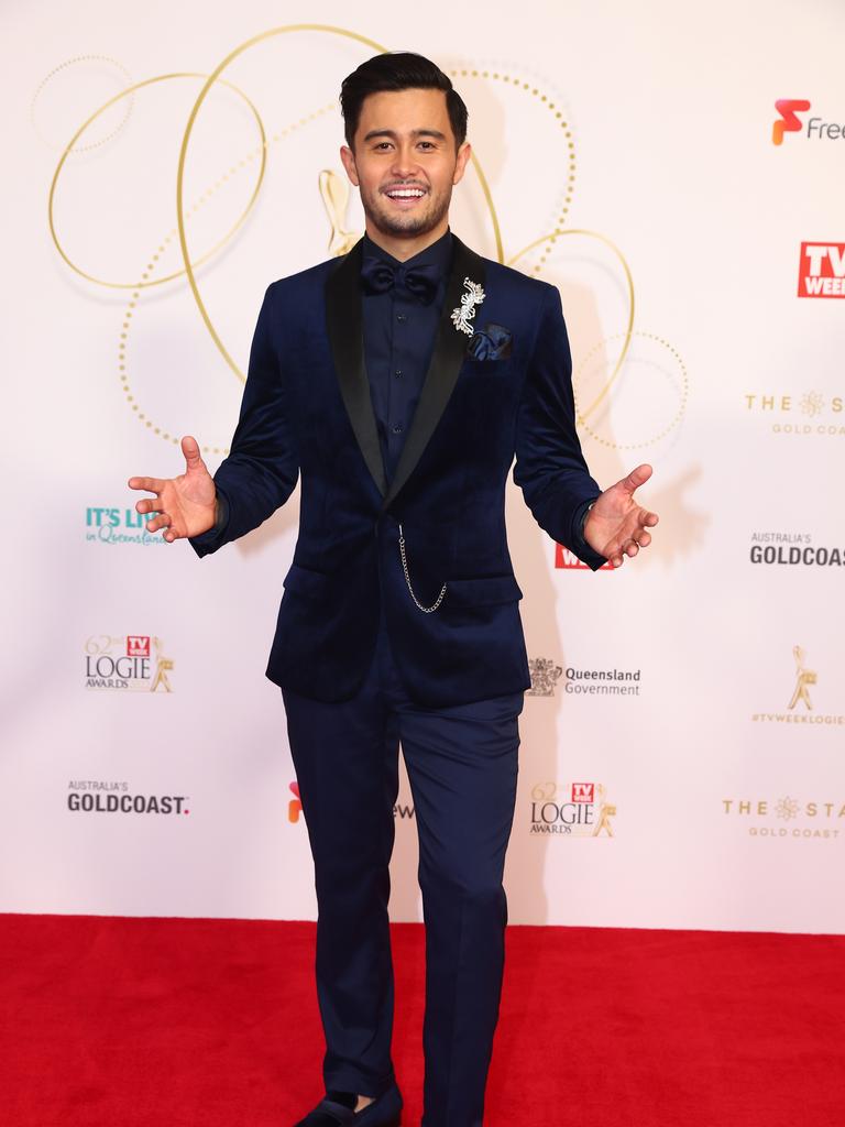 Takaya Honda attends the 62nd TV Week Logie Awards on June 19, 2022 in Gold Coast, Australia. (Photo by Chris Hyde/Getty Images)