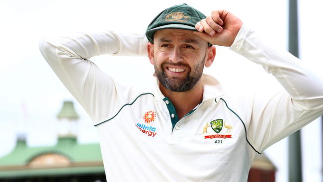 EMBARGOED - SPEAK TO JAMES SILVER ON THE DAILY TELEGRAPH SPORT DESK BEFORE USE - Australian spin bowler Nathan Lyon pictured at the SCG ahead of his 100th test match. Picture: Toby Zerna