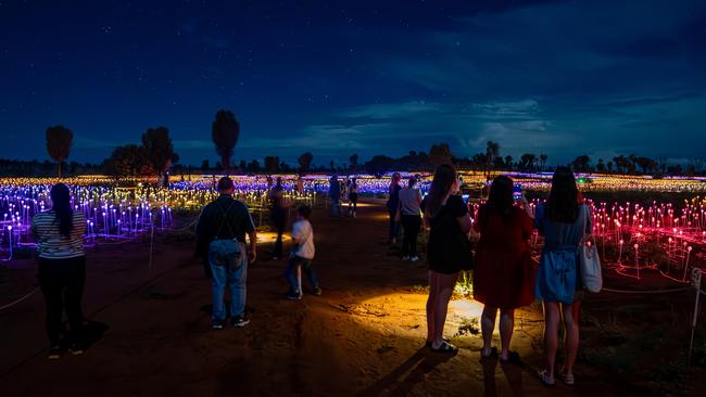 The Field of Light has undergone a significant refurbishment and been extended until at least April 2027. Picture: Supplied