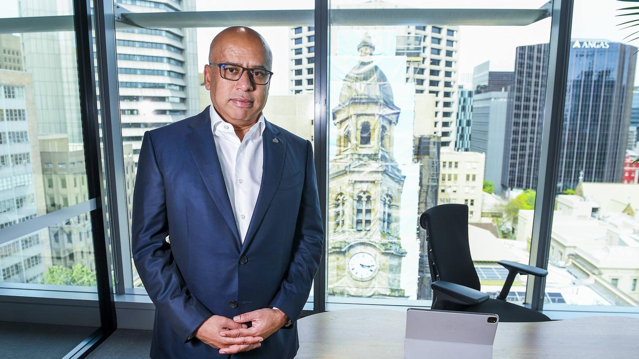 Sanjeev Gupta in his Adelaide offices this week. Picture Mark Brake