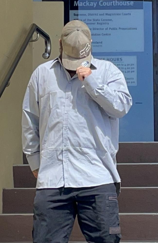 Victor James Tetley pleaded guilty to having sex with a dog in Mackay in 2022. He sent a video of the act to a random teen over social media. Picture: Janessa Ekert