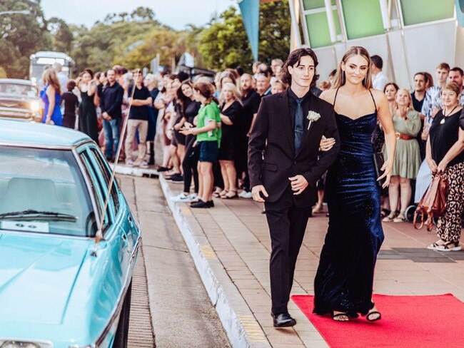 The students of St James Lutheran College celebrate their formal at the Hervey Bay Boat Club. Photo: Lisa Maree Carter Photography