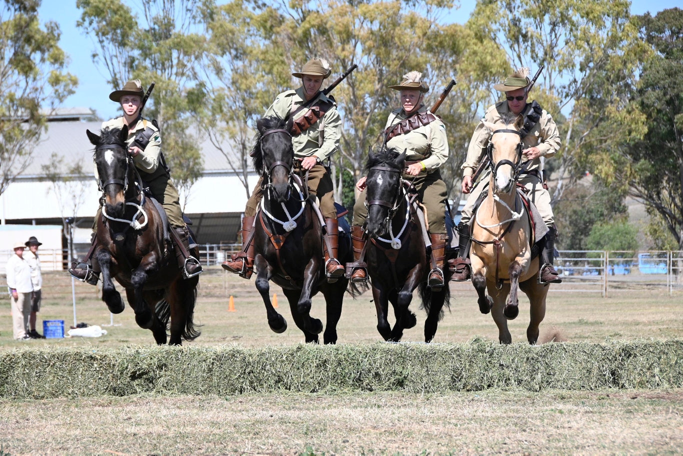 Queensland Mounted Infantry Challenge at the Toowoomba Showgrounds.