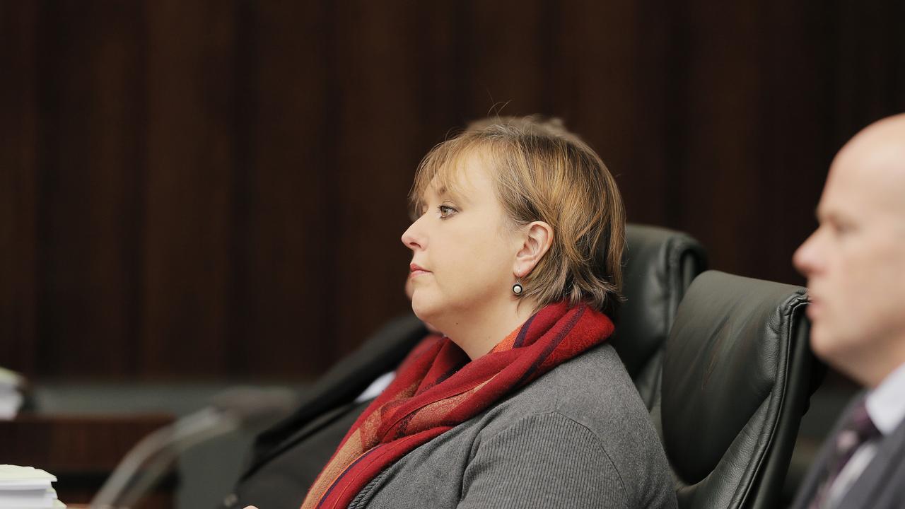 Lara Giddings in Parliament. Picture: MATHEW FARRELL