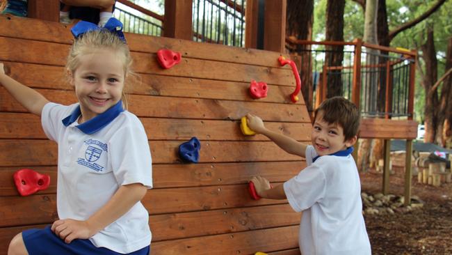 Corpus Christi Catholic Primary School New Play Space Students