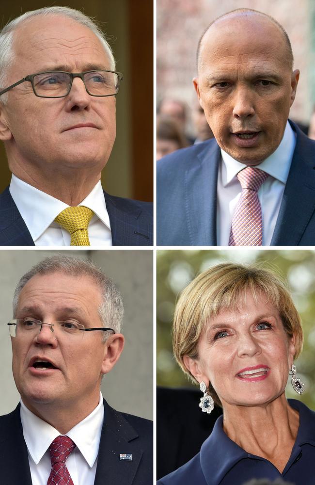 Damning allegations that female MPs were bullied and threatened during the leadership coup have only further damaged the Liberals “women problem”. Picture: AFP