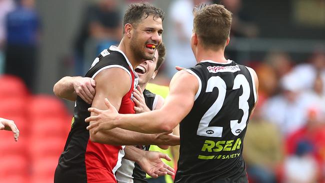 Paddy Ryder booted a vital goal in a tight finish against Gold Coast.