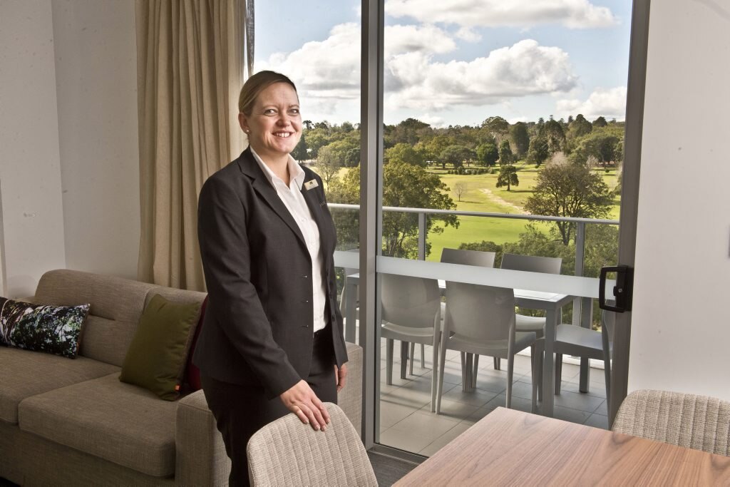 CYNTHIA"S QUEST: Quest Toowoomba general manager Cynthia Rice. Quest Toowoomba serviced apartments open. Picture: Nev Madsen