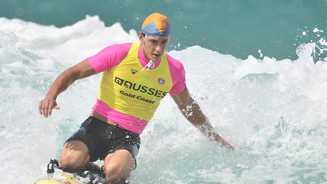 Ali Day winning his Ironman heat at the Australian titles Credit: HarvPix