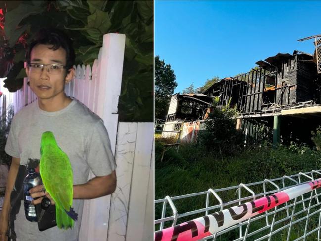 Anton Nguyen applied to demolish his house which burnt down in November 2020. Photos: ABC/ Felicity Ripper