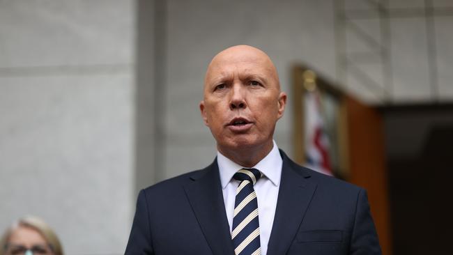 Defence Minister Peter Dutton said the Labor Party needed to ‘call out’ Mr Keating. Picture: NCA NewsWire / Gary Ramage