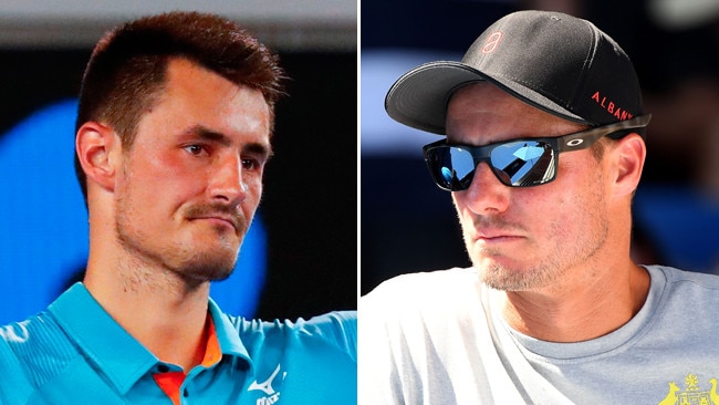 Bernard Tomic and lleyton Hewitt's relationship has passed the point of no return in recent days.