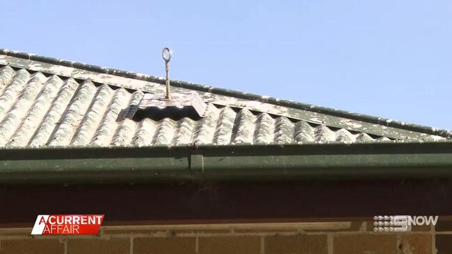 Bird droppings cover the roof and the school grounds every day. Picture: ACA