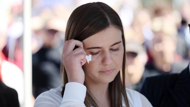 Brittany Higgins at the Women’s March4Justice in Canberra in 2021. Picture: NCA NewsWire / Gary Ramage