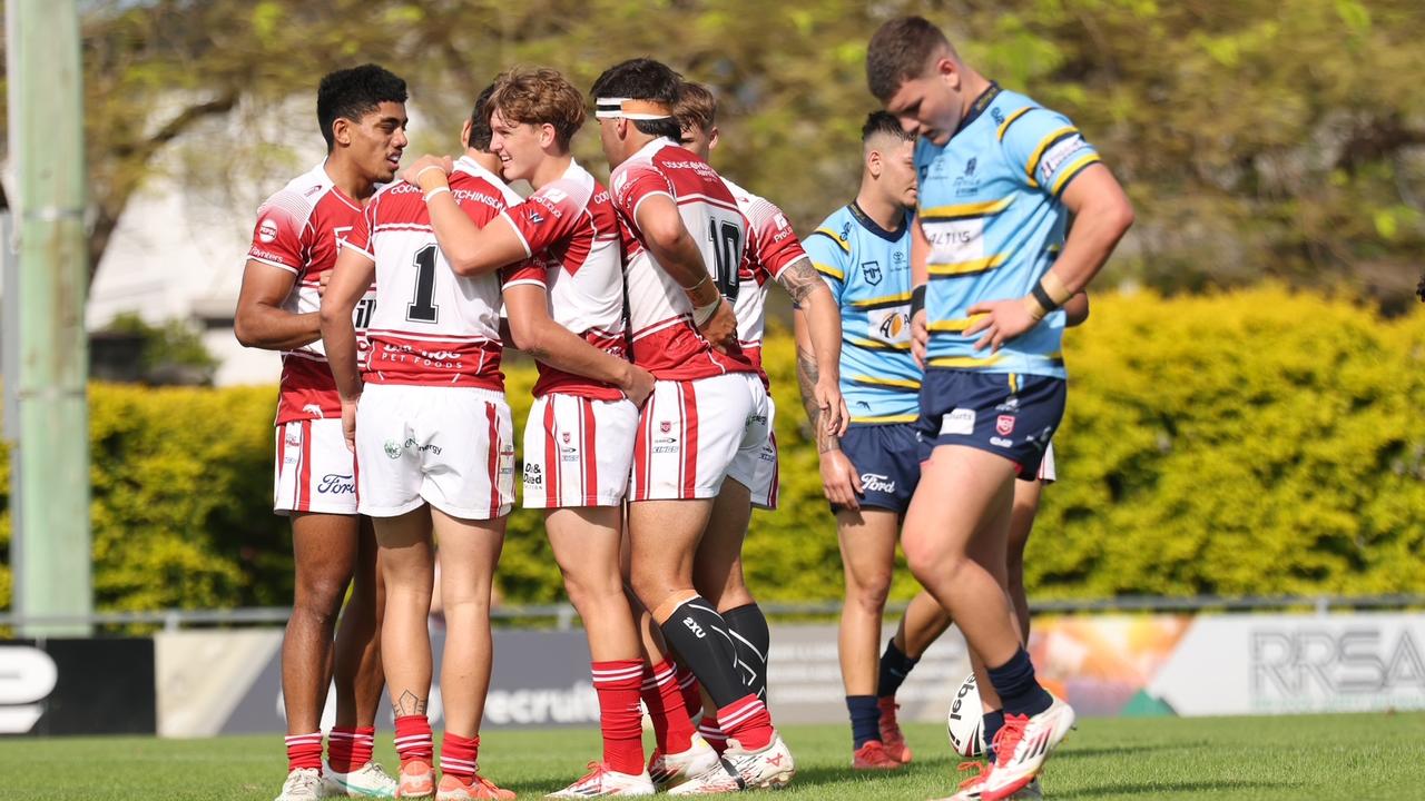 Saturday, April, 19, 2024. QLD_WSN_MENINGAFINALS_WK50 Meninga Cup rugby league between the Devils and Dolphins. Played at Norths, Nundah, Brisbane. Photos by Stephen Archer