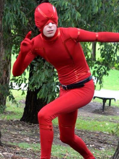 Joseph Nicita, candidate for Hornsby Shire Council, in his ‘Red Peril’ get-up. Picture: Facebook