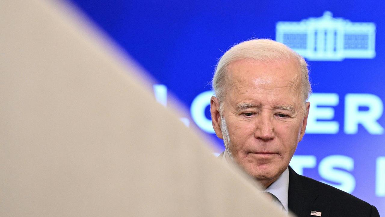 US President Joe Biden attends a meeting of his Competition Council in the State Dining Room of the White House in Washington, DC, on March 5, 2024. Picture: Brendan Smialowski/AFP