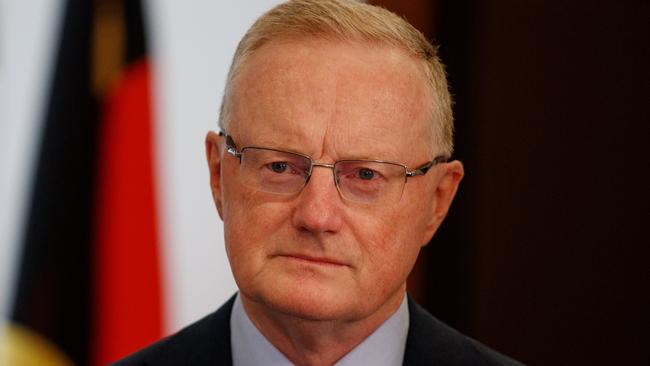 SYDNEY, AUSTRALIA - NewsWire Photos APRIL 20, 2023: Reserve Bank of Australia Governor Philip Lowe during a press conference on Thursday at the RBA following the release of government recommendations. Picture: NCA NewsWire / Nikki Short