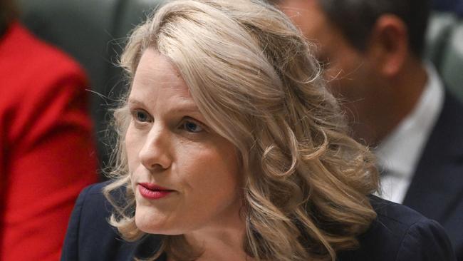 CANBERRA, AUSTRALIA - FEBRUARY 16: Minister for Home Affairs Clare O'Neil during Question Time at Parliament house in Canberra. Picture: NCA NewsWire / Martin Ollman