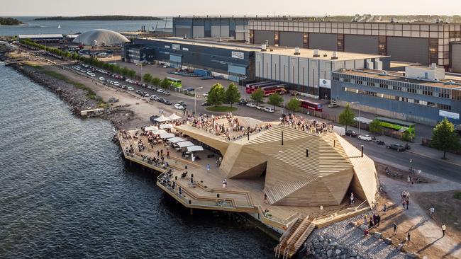 The Loyly sauna in Finland’s capital, Helsinki.