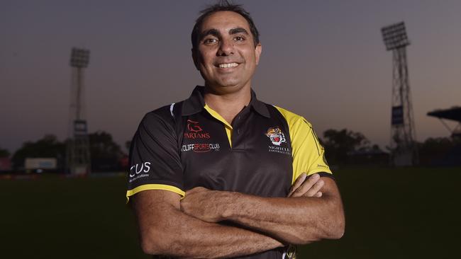 Nightcliff coach Chris Baksh says success in football should spread to fans and volunteers. Picture: Keri Megelus