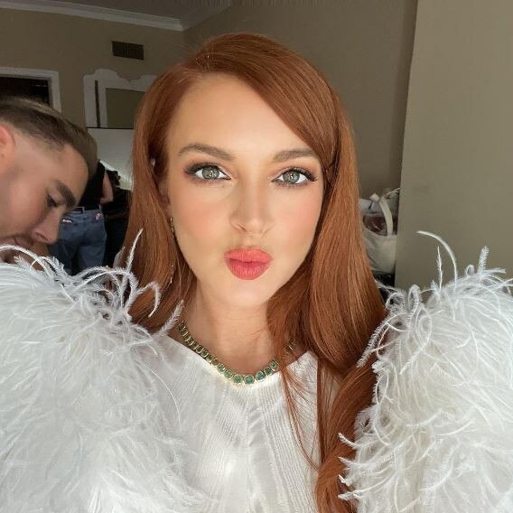 Lindsay Lohan looks different in her latest snap. Picture: Instagram