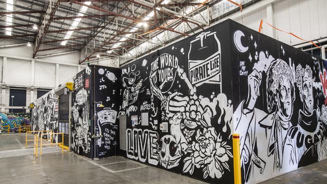 Pirate Life’s cool room. the brewery and tap house will open on March 9. Picture Simon Cross