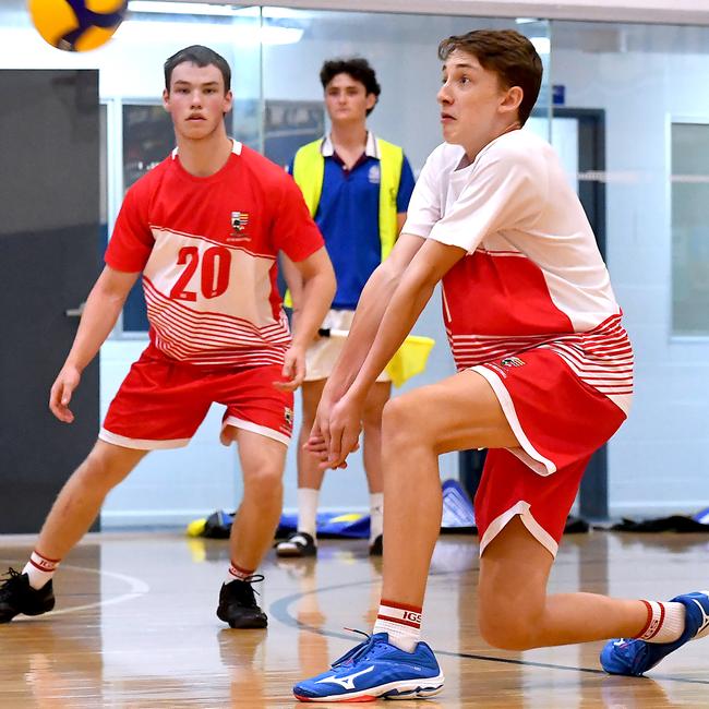 GPS Volleyball between Nudgee College and Ipswich Grammar School. Saturday February 4, 2023. Picture, John Gass