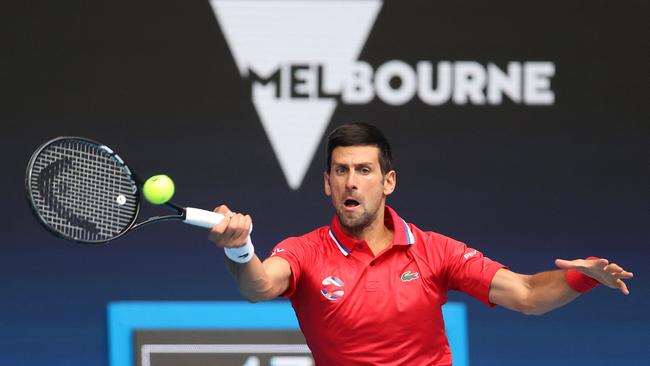 Novak Djokovic’s fight to overturn his cancelled visa highlights flaws in Australia’s legal system that protects citizens from public servants. Picture: DAVID GRAY/AFP.