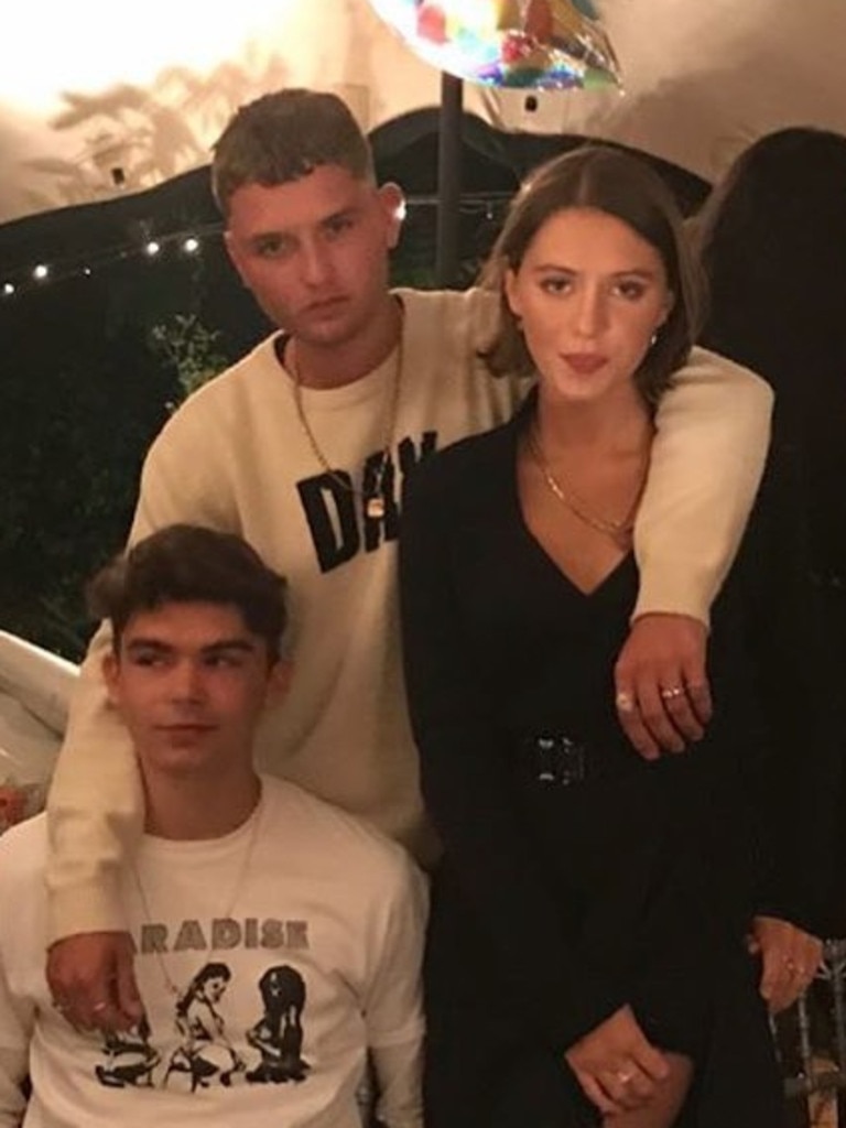 Rudy, Rafferty and Iris Law. Picture: Instagram