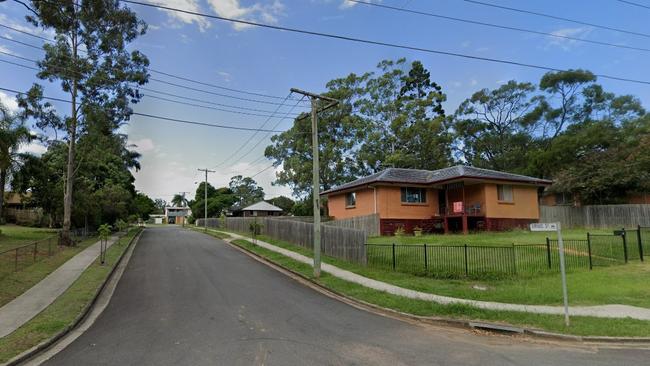 The street in Kingston where the crash occurred on Monday.