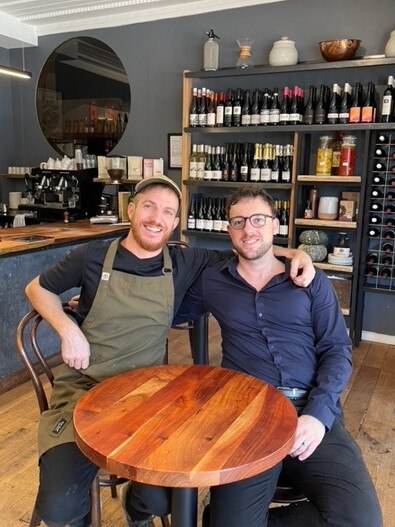 Cognoscenti Food &amp; Wine Belgrave owners Kevin and Adrien.