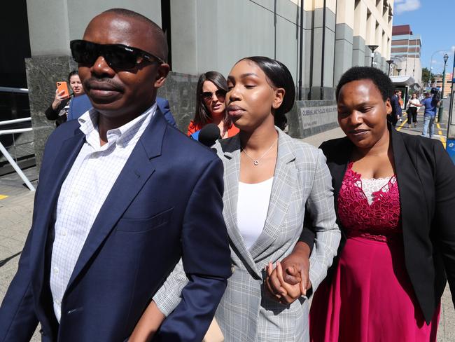 Olivia Muranga, from Logan, arrives at Brisbane Arrest Court in October. Picture: Peter Wallis