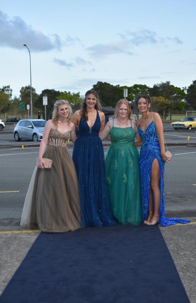 Students at the 2024 Chancellor State College formal.