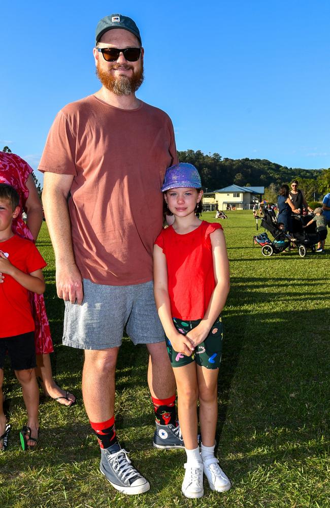 Andrew Michelson with his daughter Alina.