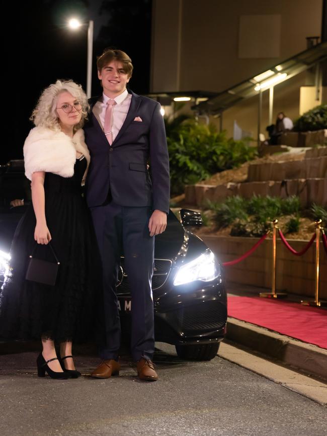 Trinity Mesaric and Reuben Nicholas. Hillcrest Christian College 2020 school formal. Photo: Supplied