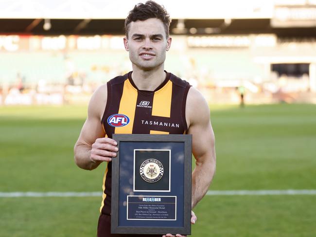 Karl Amon opens up on his Indigenous culture. Picture: Michael Willson/AFL Photos via Getty Images