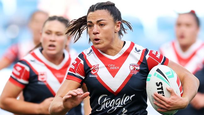 Millie Boyle of the Roosters is in doubt with a shoulder injury. Picture: Matt King/Getty Images