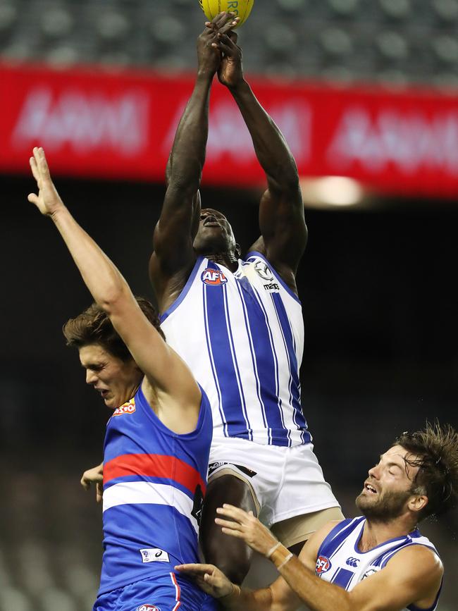 Daw making his return to footy earlier this year. Picture: Michael Klein