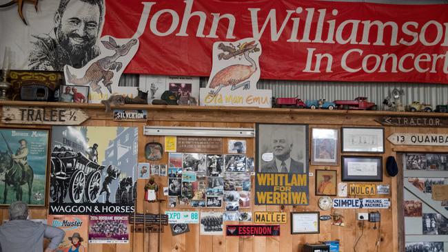 Country music songwriter John Williamson at his private mountain retreat at Springbrook. Picture by Luke Marsden.