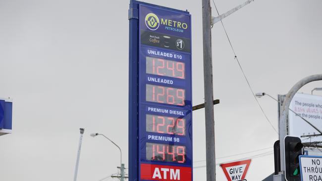 Petrol recorded the most significant price rise. Picture: Christian Gilles / NCA NewsWire