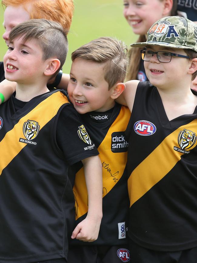 Richmond Tigers fans show their support