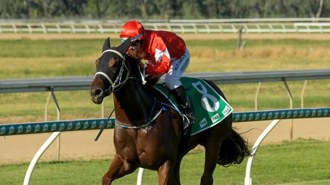 Miss Lot Won- winner of the 2020 DLV Finance Capricornia Yearling Sale 2yo Classic - Trained by Tom Button - Jockey Mark Barnham