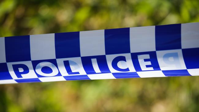 SYDNEY, AUSTRALIA - Newswire Photos - MAY 23 2023: A  general stock view of Police tape on a crime scene in Sydney.  Picture : NCA Newswire / Gaye Gerard