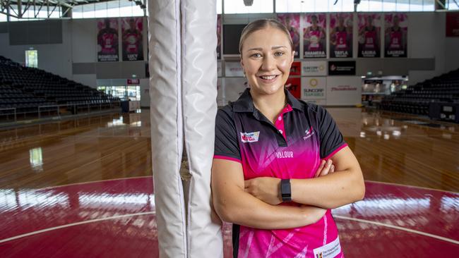 Adelaide Thunderbird and Australian netballer Georgie Horjus. Picture Mark Brake