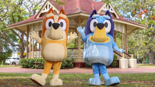 Bingo and Bluey will star in a tourist attraction dedicated to the beloved children’s television show. Picture: Peter Wallis.